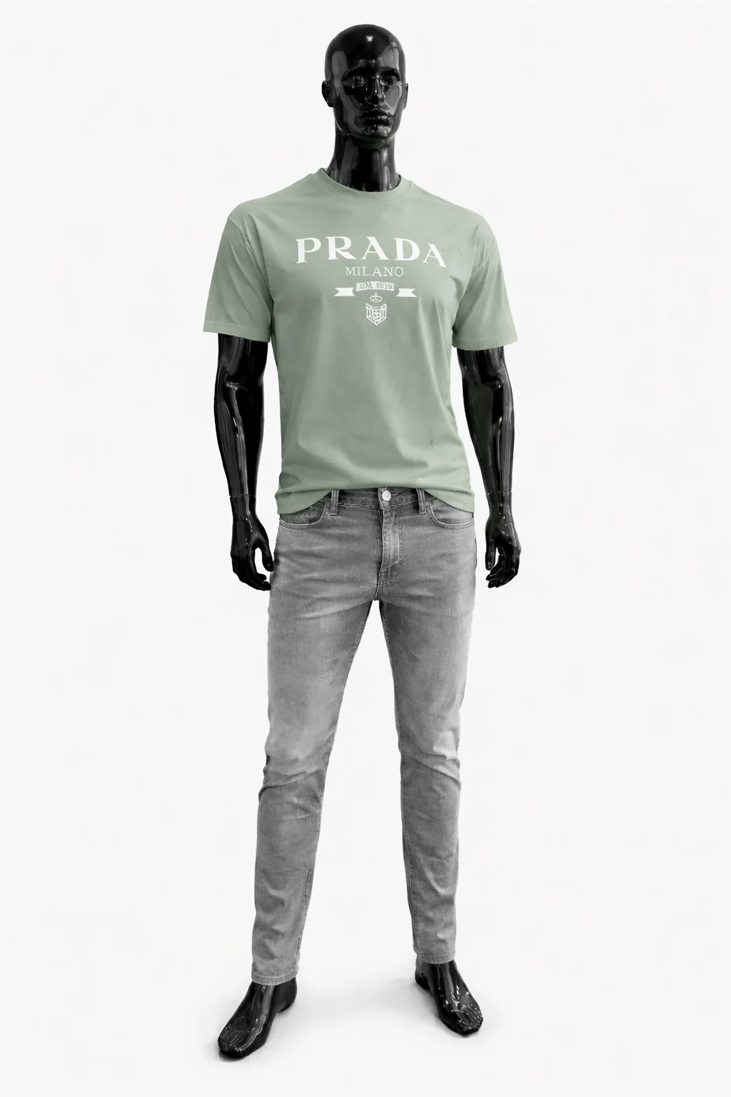 Olive Green Mens' T-shirt, Fayz Collection Eldoret