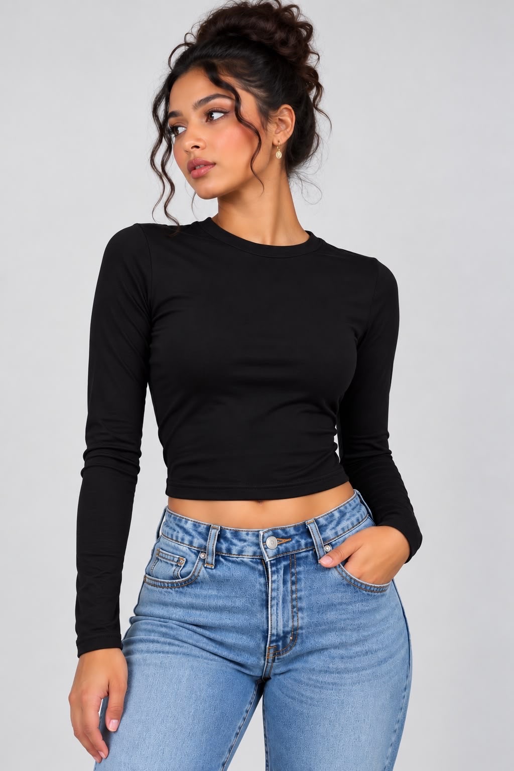 Long sleeve crop tops, Fayz Collection Eldoret