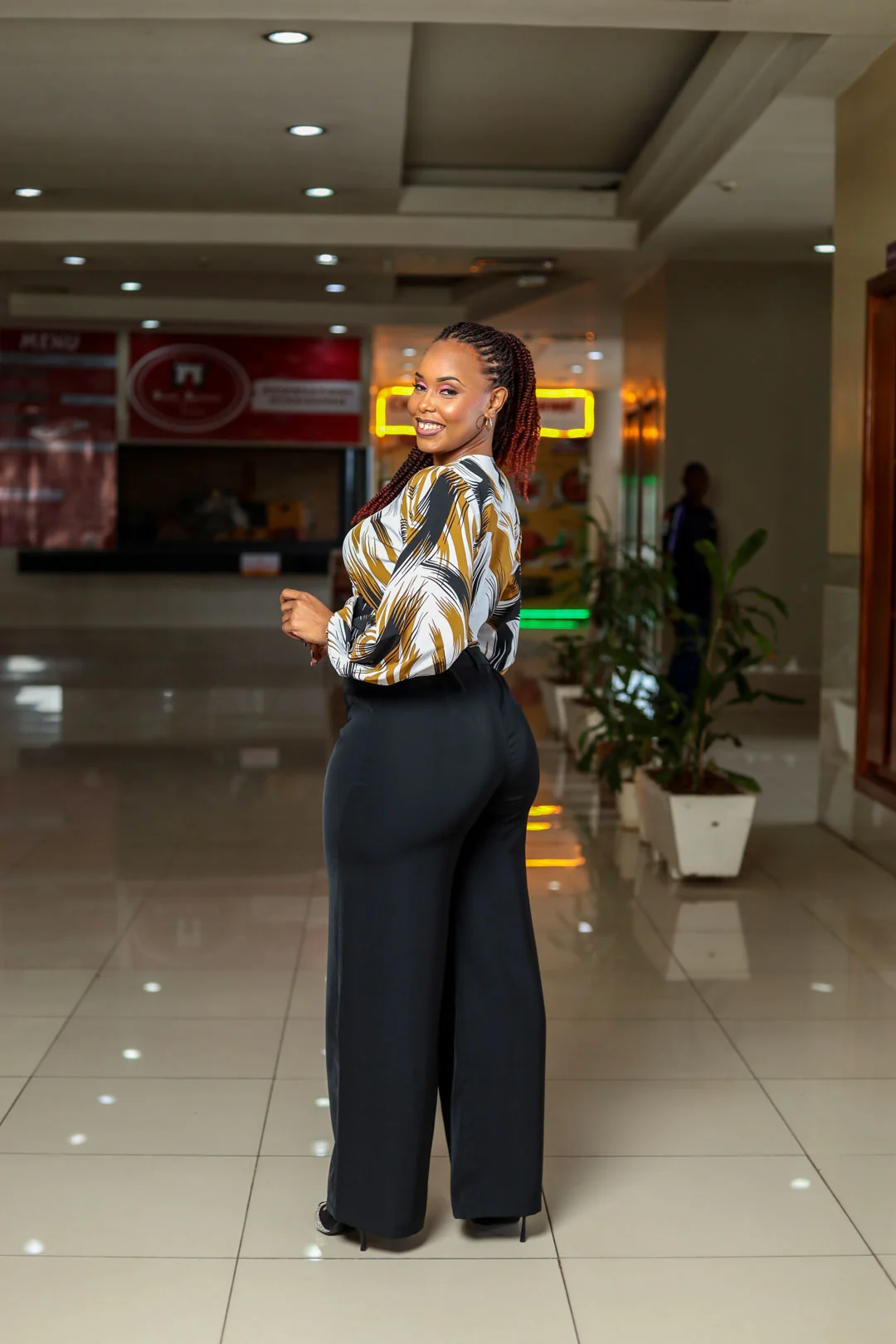 SA Puff Sleeve Wrap Top, Fayz Collection Eldoret
