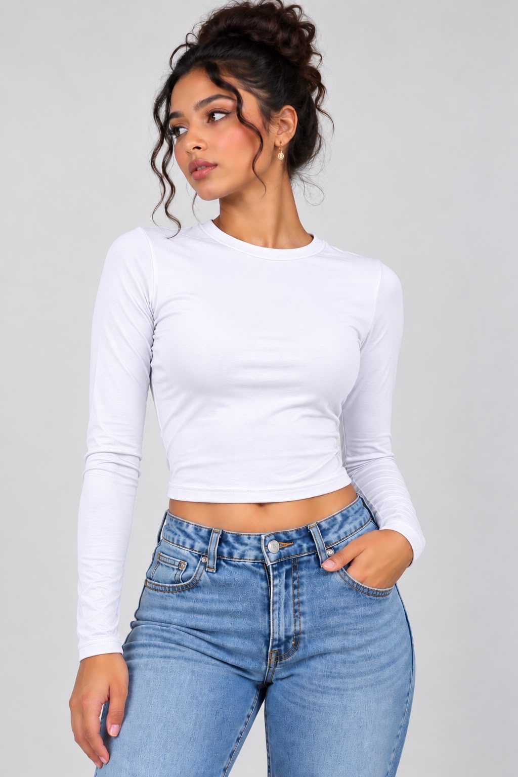Long sleeve crop tops, Fayz Collection Eldoret